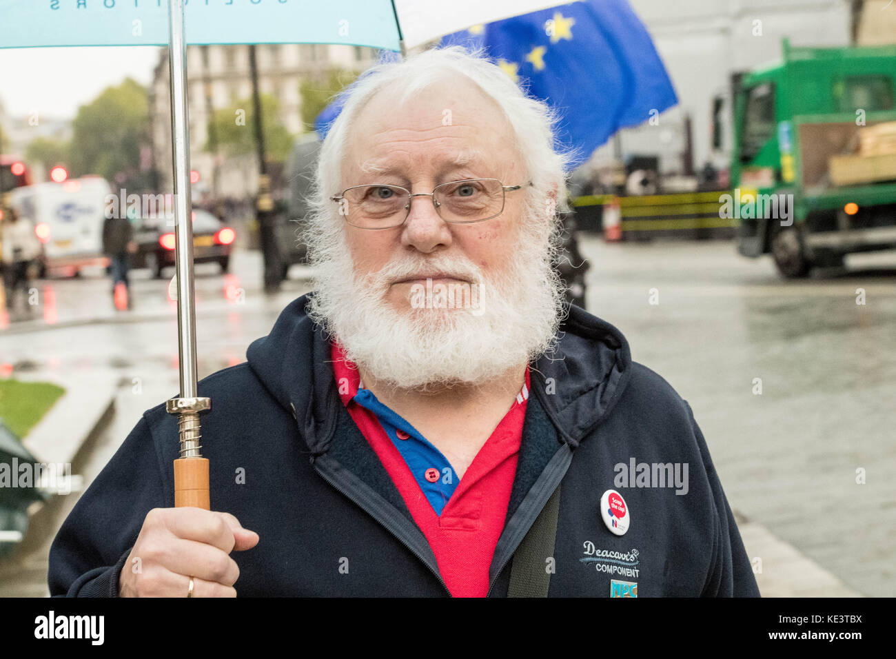 Londra 18 ottobre 2017, il National pensioers covention tenere un "diritti a pensione di lobby del parlamento a sostegno delle loro richieste per uno stato superiore in pensione, beter nhs finanziamenti e un affare brexit che salvaguarda il pagamento delle pensioni e dei diritti dei pensionati del regno unito all'estero credito: Ian Davidson/alamy live news Foto Stock