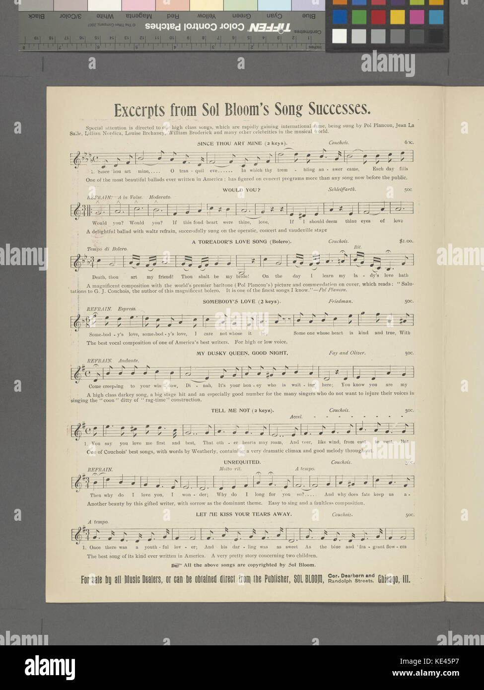 Non vi è una rosa che non sarà mai rifiorire (NYPL ADE 608968 1945457) Foto Stock