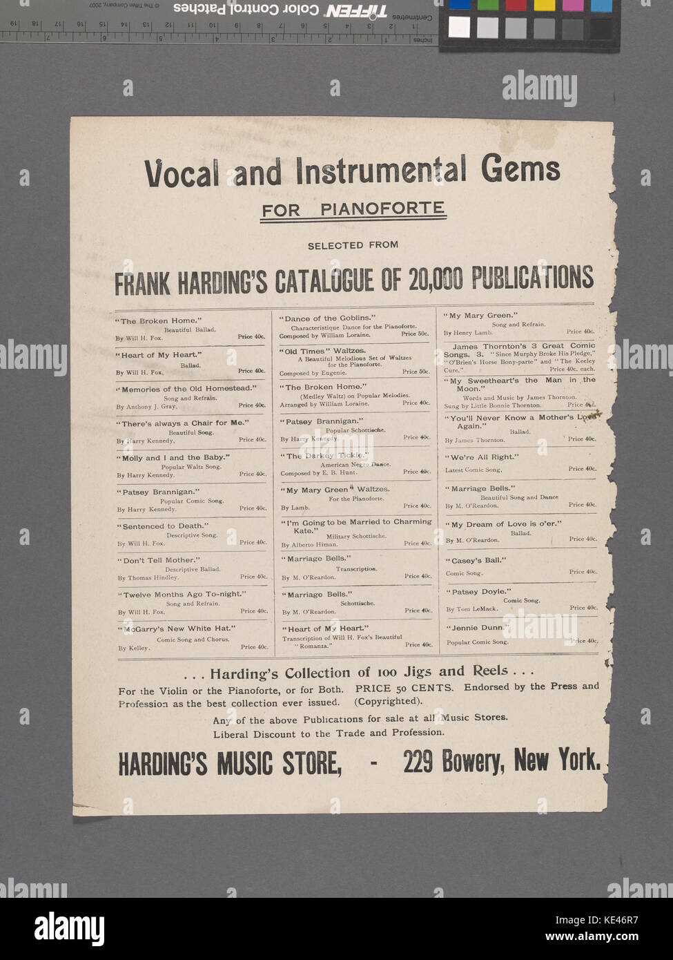 Quando le giornate si allungano (NYPL ADE 448683 1696022) Foto Stock