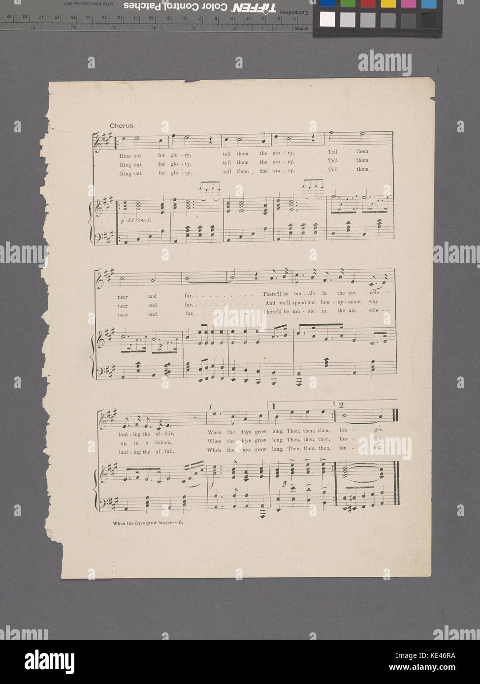 Quando le giornate si allungano (NYPL ADE 448683 1696025) Foto Stock