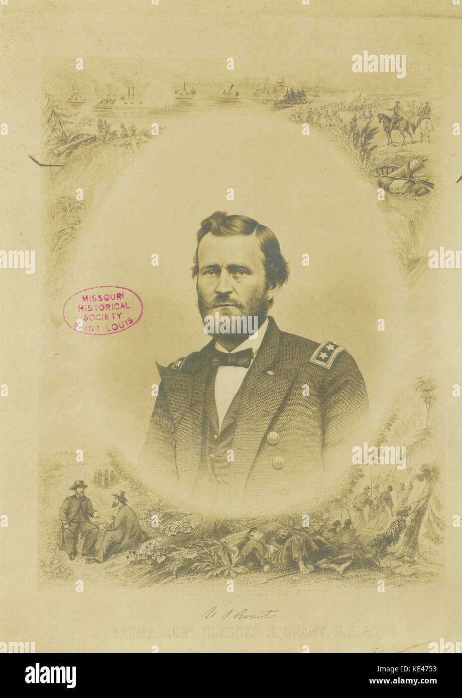 Ulisse S. Grant, Tenente Generale (unione) Foto Stock