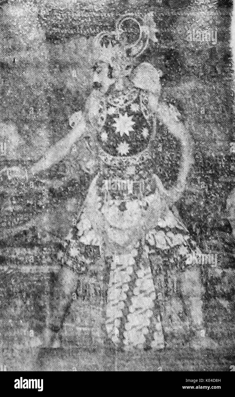 Gatotkaca Wayang Orang SUARA li Rakyat 29 Feb 1952 p3 Foto Stock