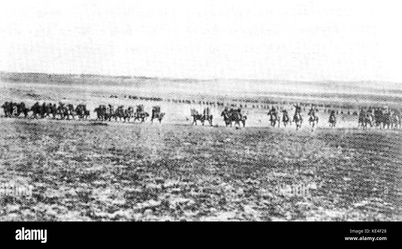 4° luce Brigata cavallo Beersheba Foto Stock