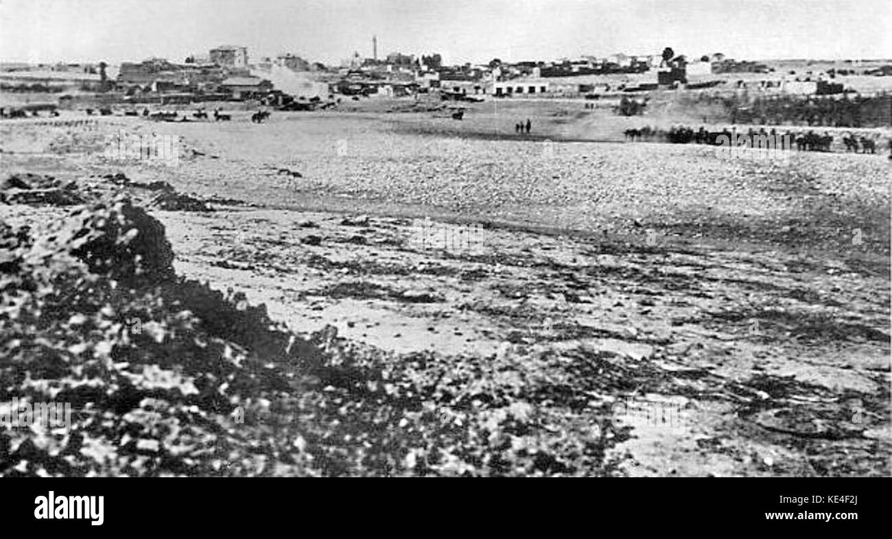 Beersheba 1917 Foto Stock