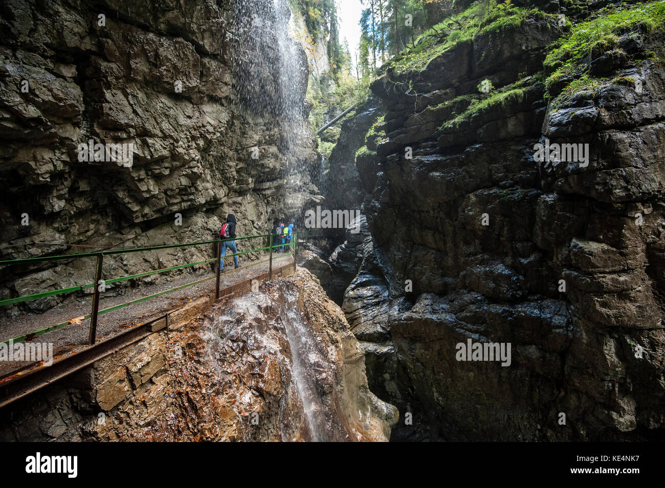 Gola di Breitach a Kleinwalsertal (Valle di Little Walser)/Vorarlberg. Foto Stock