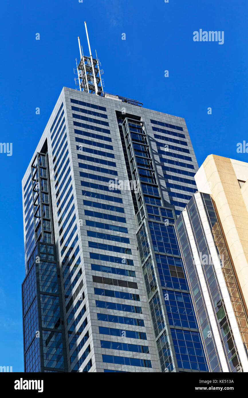 101 Collins Street Melbourne è la casa di molte aziende.Il palazzo sorge a 57 piani ed è stato costruito nel 1991.Gli architetti erano Denton Cor Foto Stock