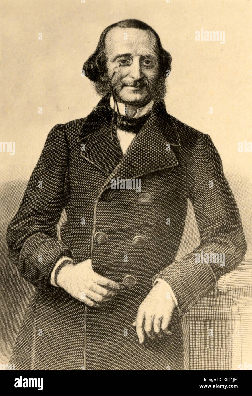 OFFENBACH, Jacques - Ritratto tedesco/compositore francese (1819-1880) Foto Stock
