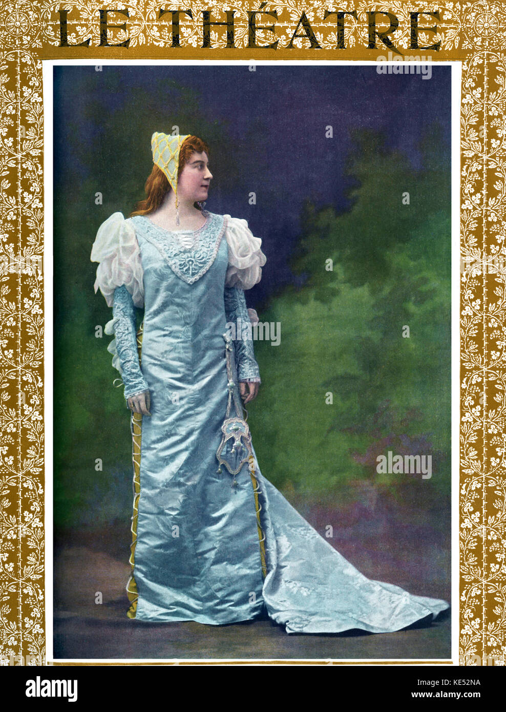 Grandjean come Desdemone -/ Desdemona - nell'opera di Giuseppe Verdi, "Othello" all' Academie Nationale de Musique. Le Théatre coperchio, 1904. Libretto di Arrigo Boito. GV: Italiano compositore romantico, 9 o 10 Ottobre 1813 - 27 gennaio 1901. AB: poeta italiano, giornalista, scrittore e compositore, 24 Febbraio 1842 - 10 giugno 1918. Foto Stock
