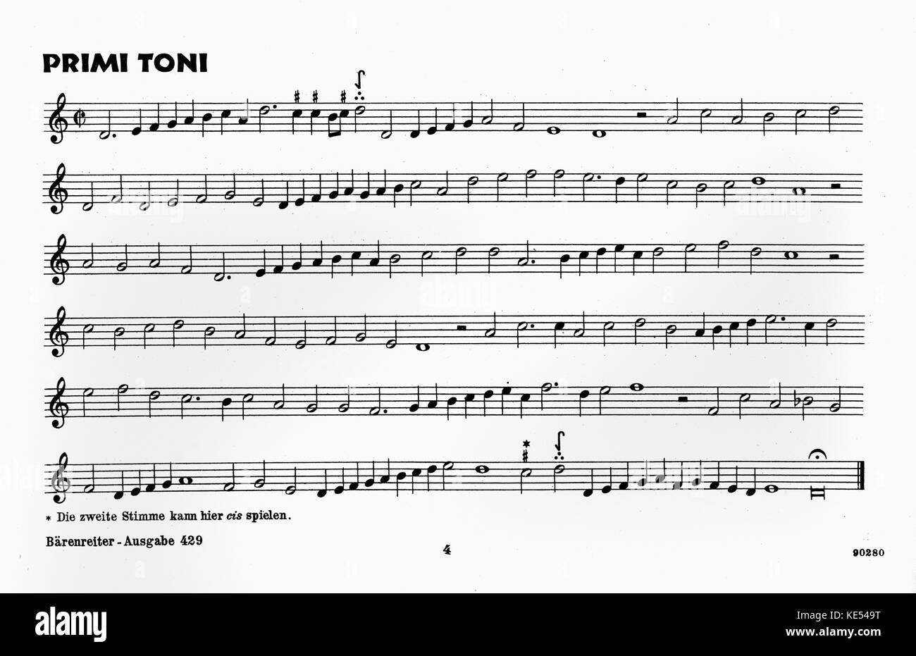 Johann Walter Johann Walter - Primi Toni pezzi per registratore, violino, liuto o altri strumenti. Otto cannoni da Johann Walter per la stessa strumentazione. Pelliccia Spielstucke blockfloten. Pubblicata da Bärenreiter, 1930. Compositore tedesco: 1496 - 25 Marzo 1570. Foto Stock