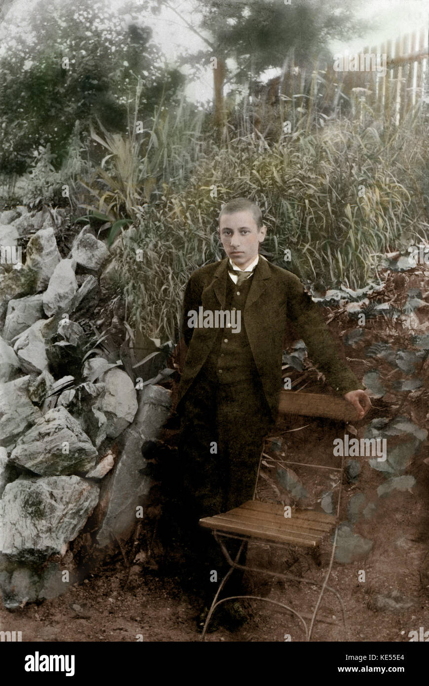 Igor Stravinsky 15 invecchiati in Russia. Il compositore russo 1882-1971 Foto Stock