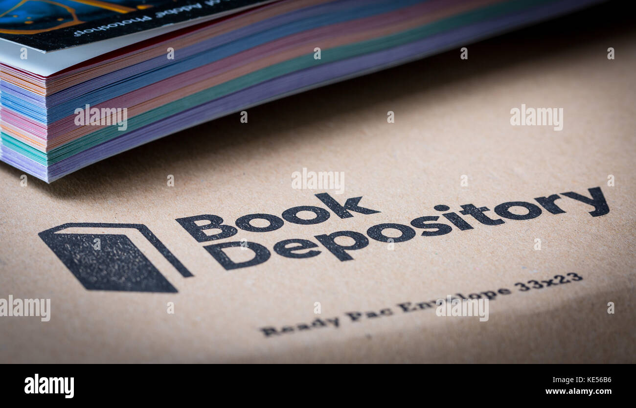 Un recapito dal Book Depository online prenota store Foto Stock