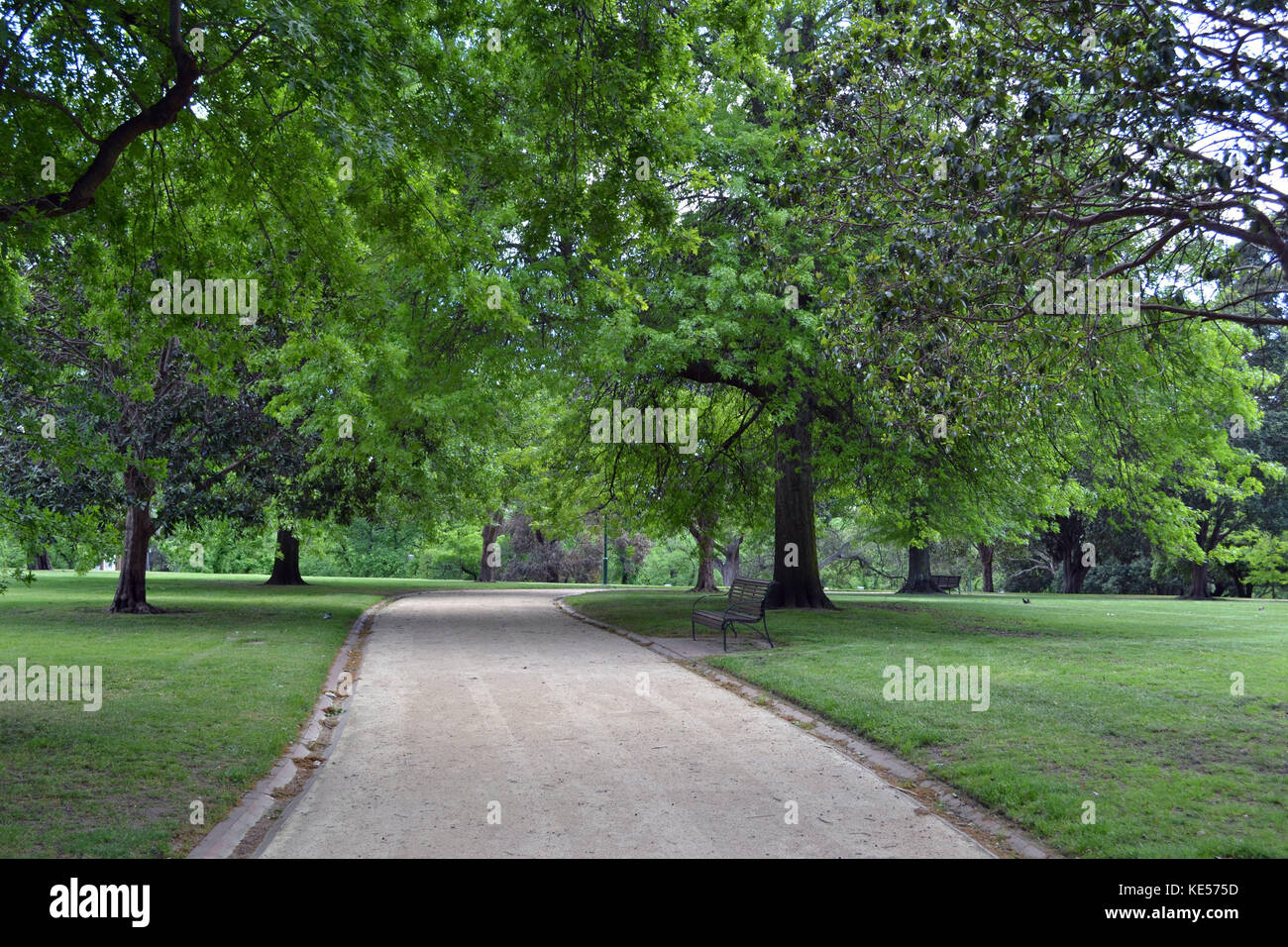 La vista intorno al Royal Botanic Garden, Melbourne, Australia. pic è stata adottata nel settembre 2016. Foto Stock