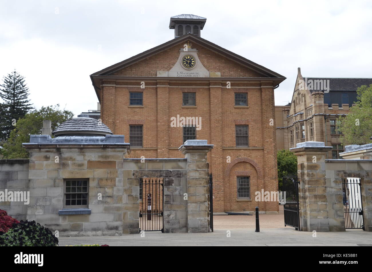 Hyde park Barracks a Sydney in Australia Foto Stock