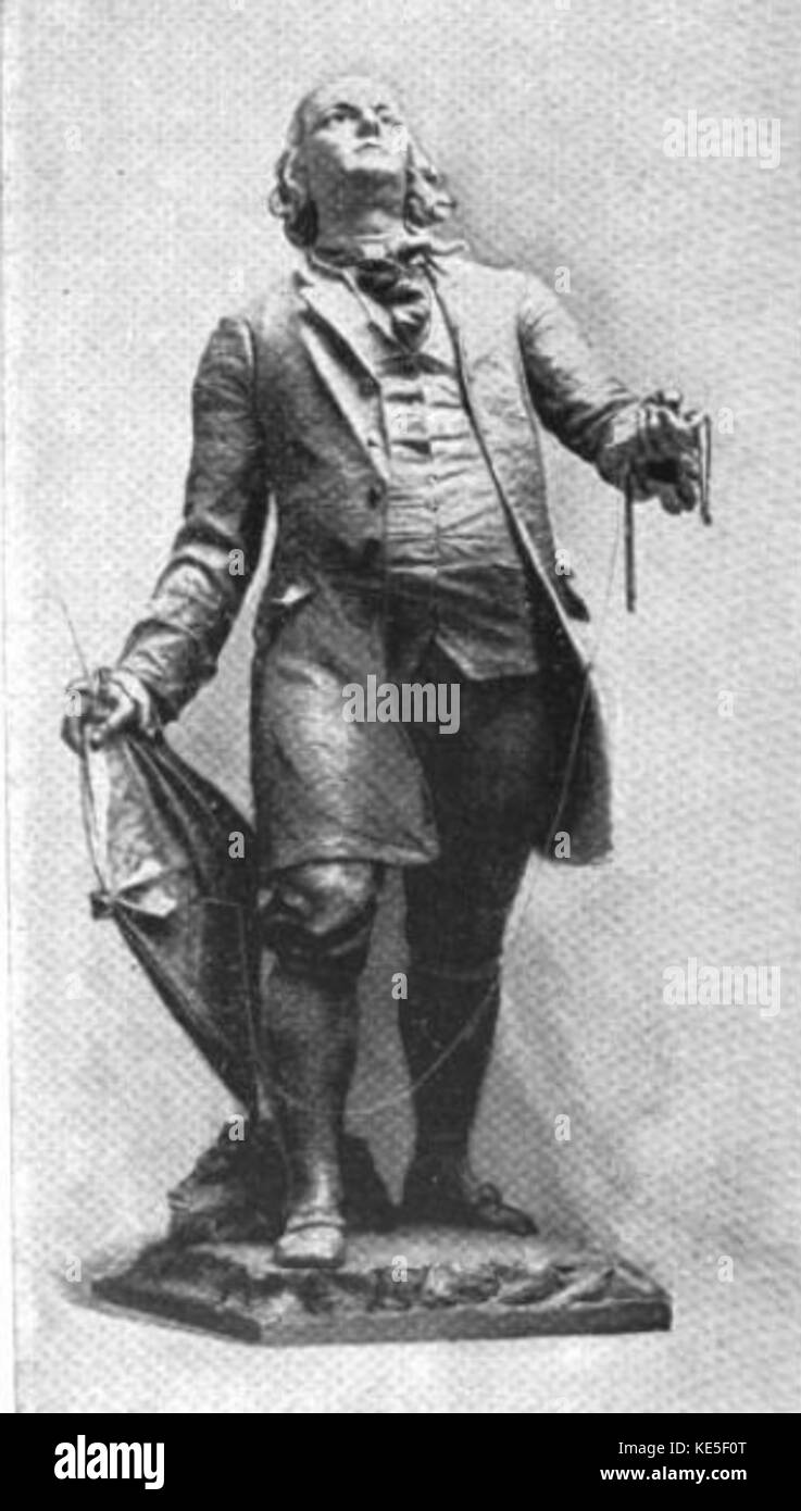 Statua del giovane Benjamin Franklin con kite da Carl Rohl Smith 1893 Foto Stock Statua del giovane Benjamin Franklin con kite da Carl Rohl Smith 1893 Foto Stock