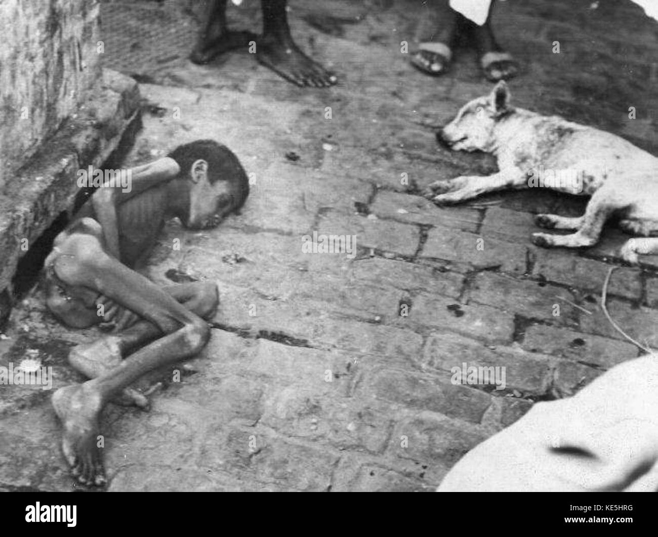 Il Bengala carestia 1943 foto Foto Stock