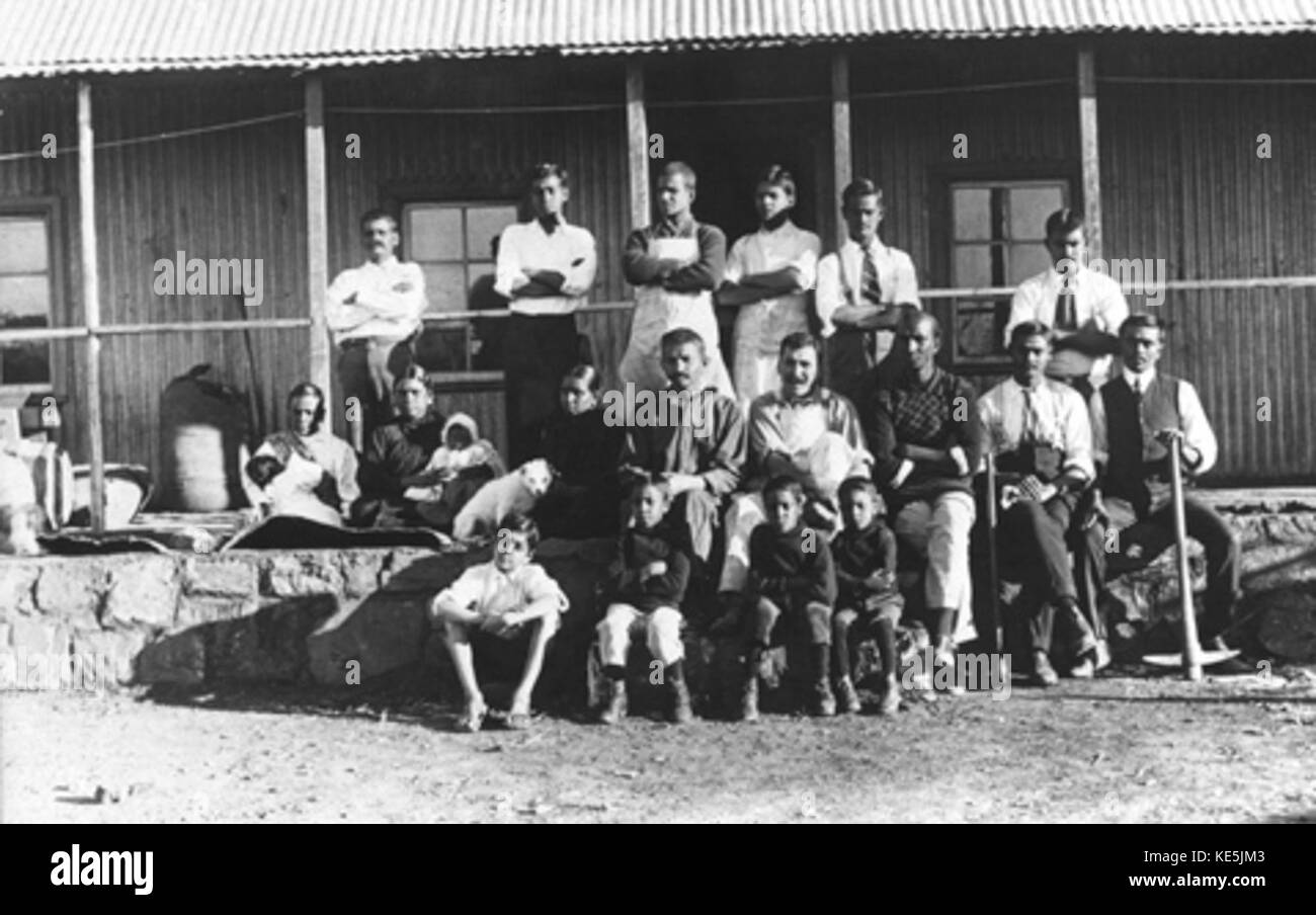 Gandhi Tolstoi Farm Foto Stock