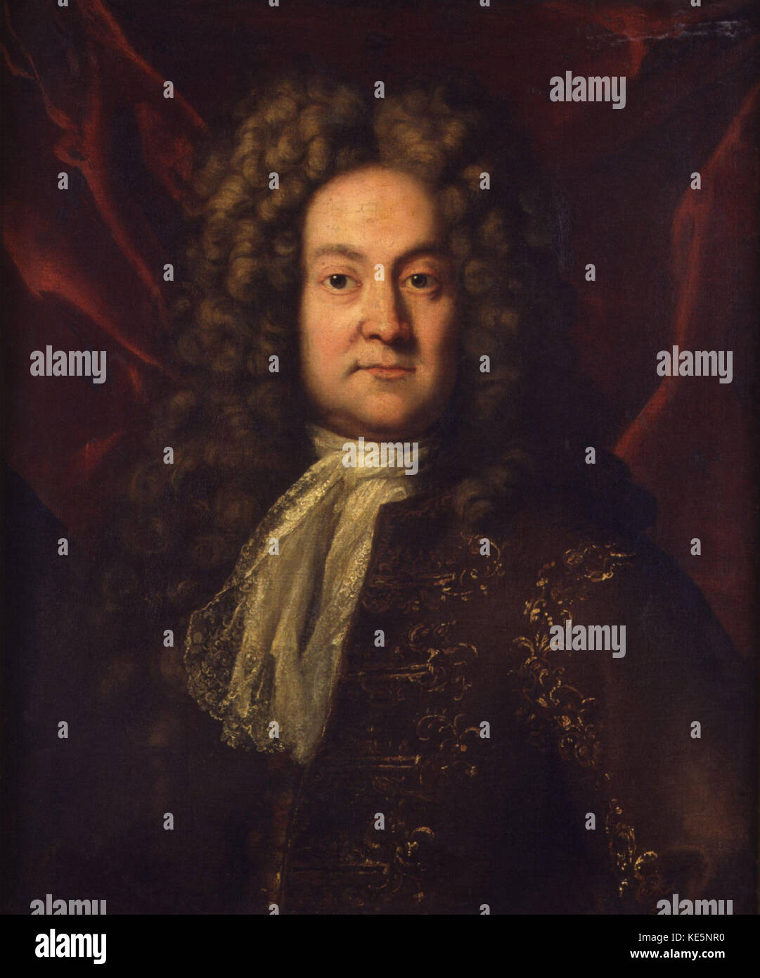 Uomo sconosciuto, precedentemente noto come Sir George Rooke da NPG Foto Stock