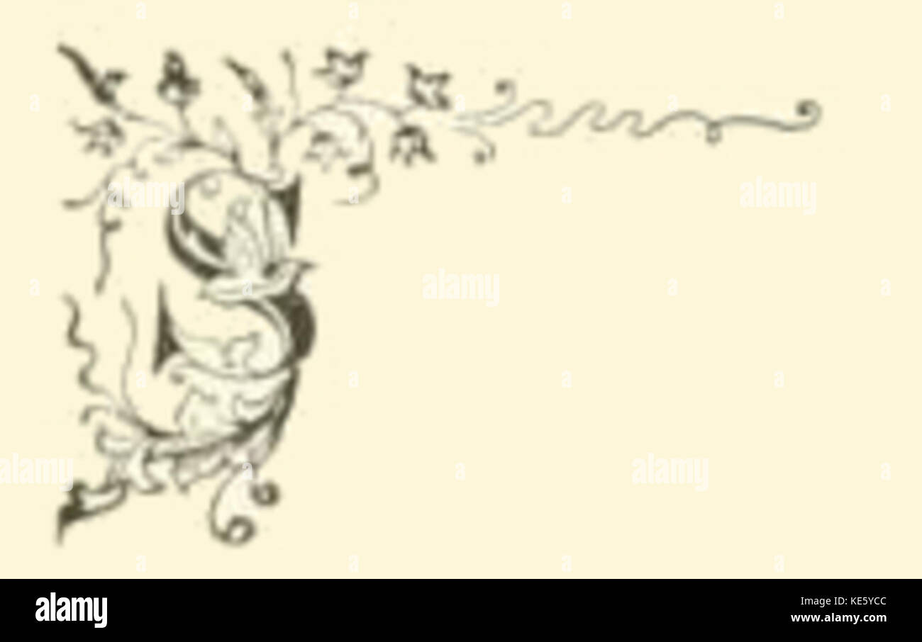 Vintage S Disegno Foto Stock