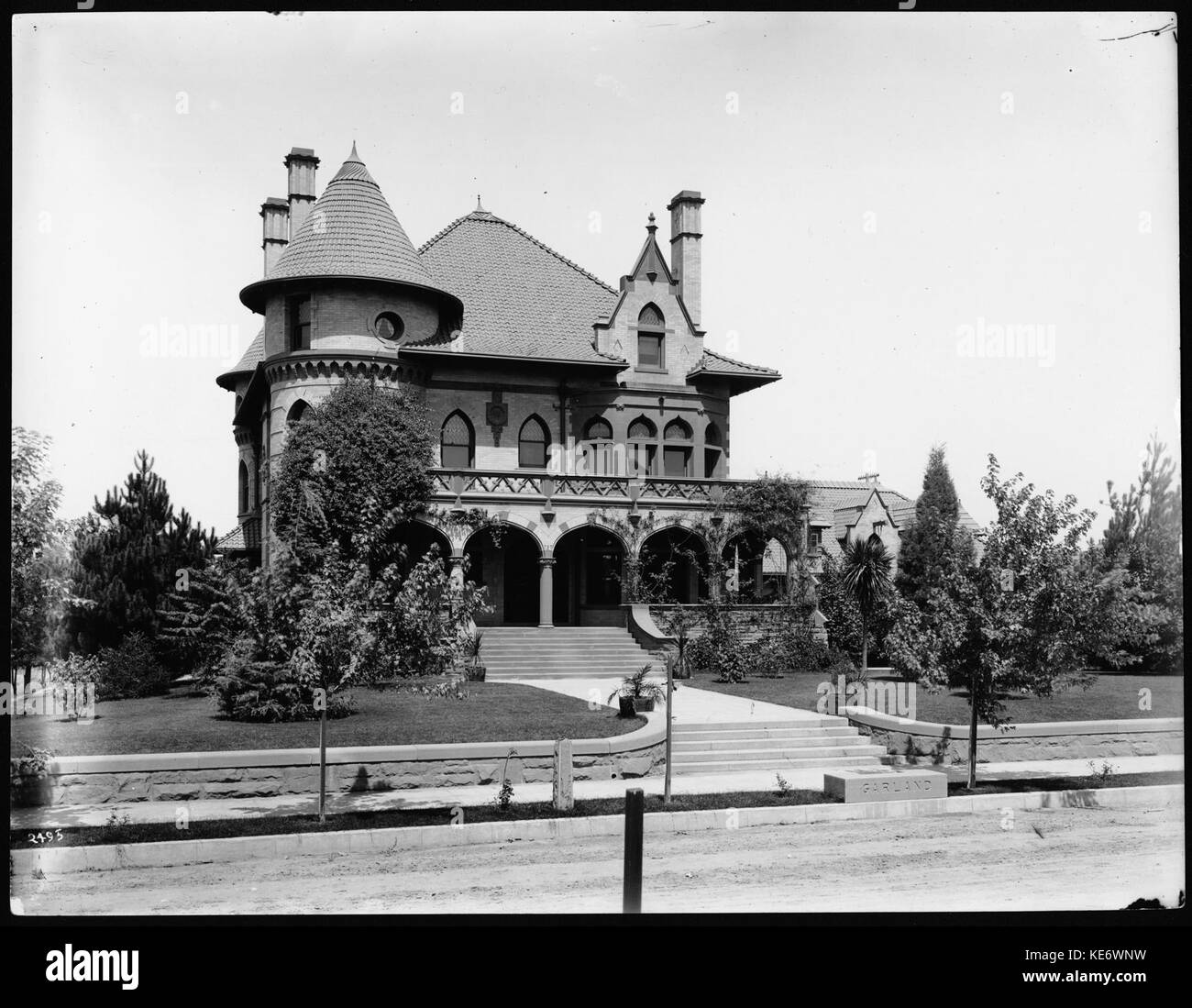 William Garland residence all ottava strada e Westlake Avenue, ca.1880 1910 (CHS 2495) Foto Stock