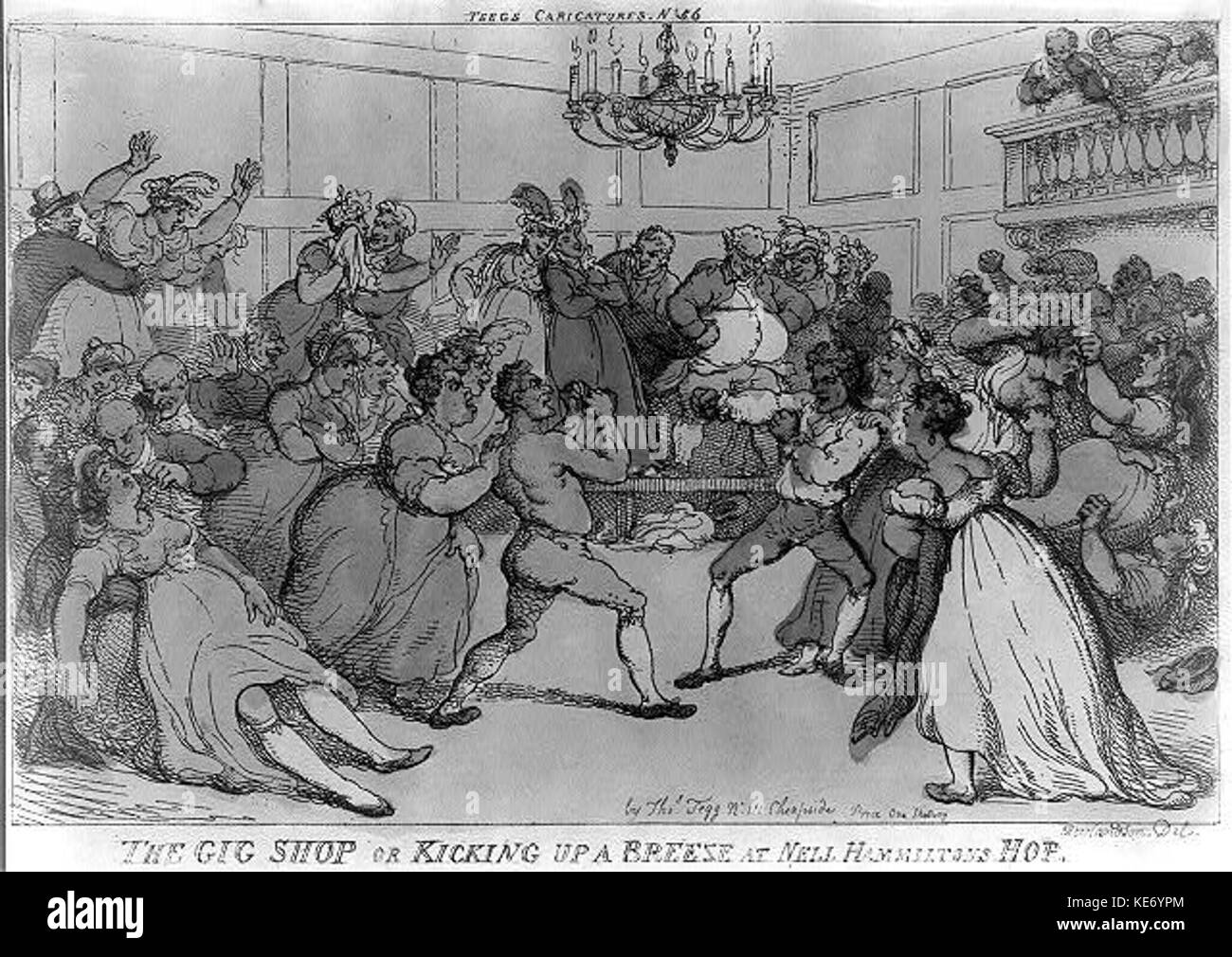 La gig shop o calci fino una brezza a Nell Hammiltons hop LCCN2006686591 Foto Stock