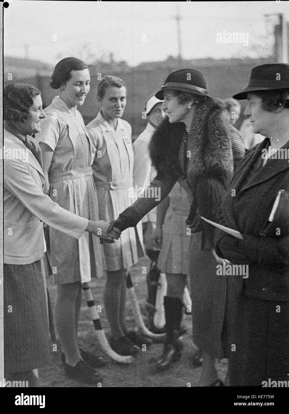 22106 AngloScottish squadra di hockey v Australia Foto Stock