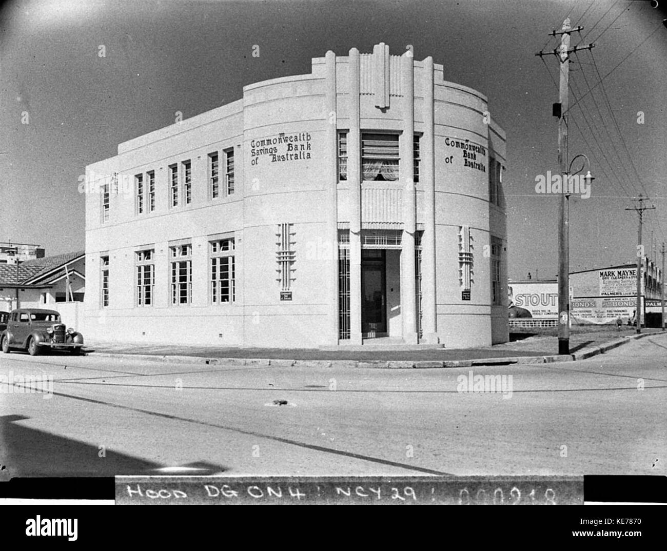 11110 Commonwealth Bank branch office a Bexley vista esterna dell intero edificio Foto Stock