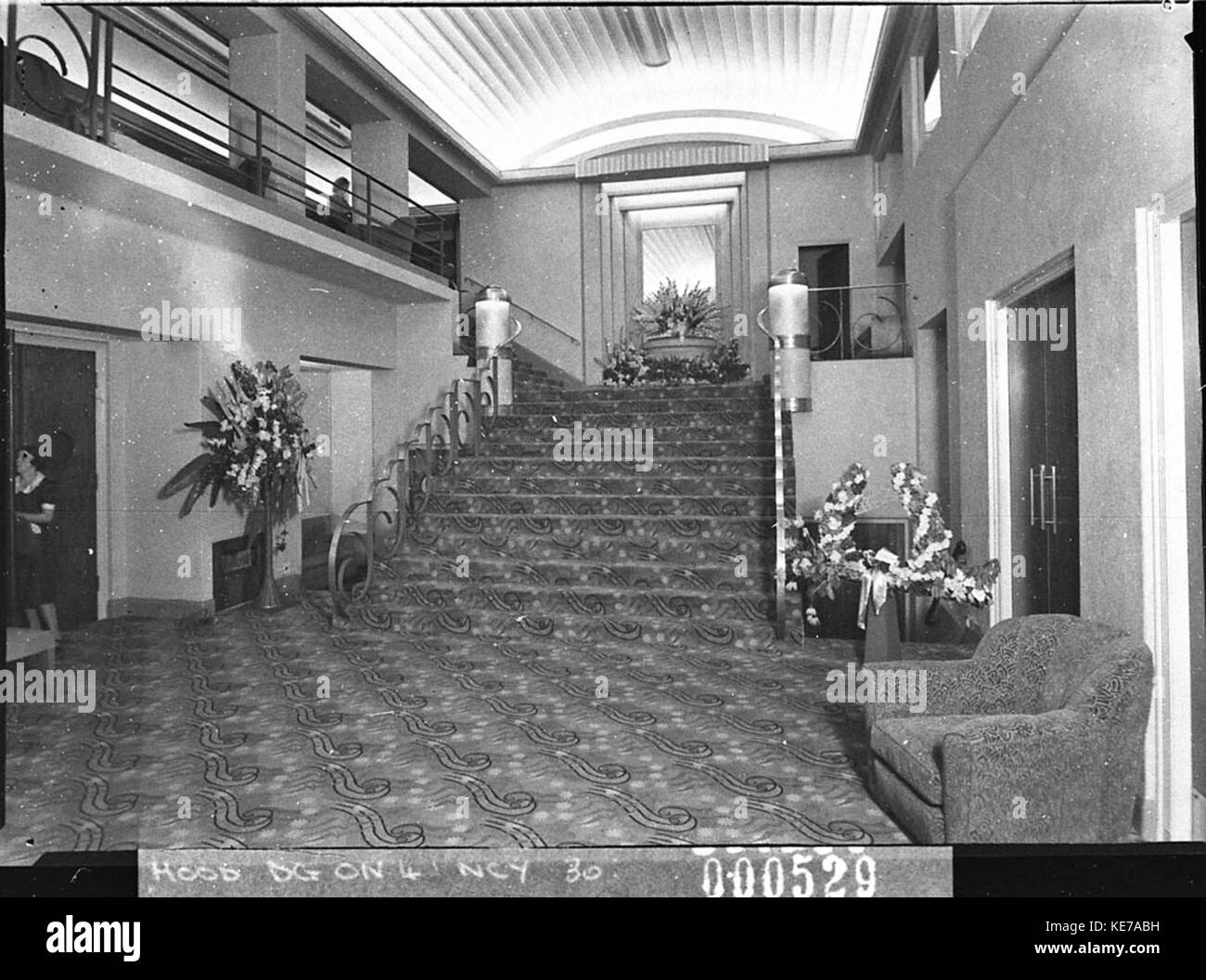 12294 interno di entrata foyer Teatro Minerva adottate per la costruzione di Publishing Co Foto Stock
