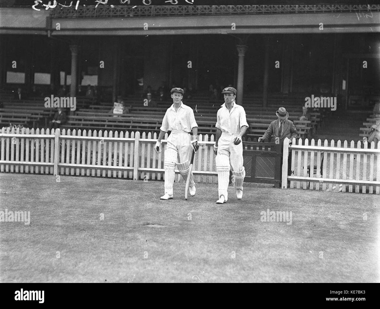 Apertura 43449 batsmen Bill Brown e Jack Fingleton Foto Stock