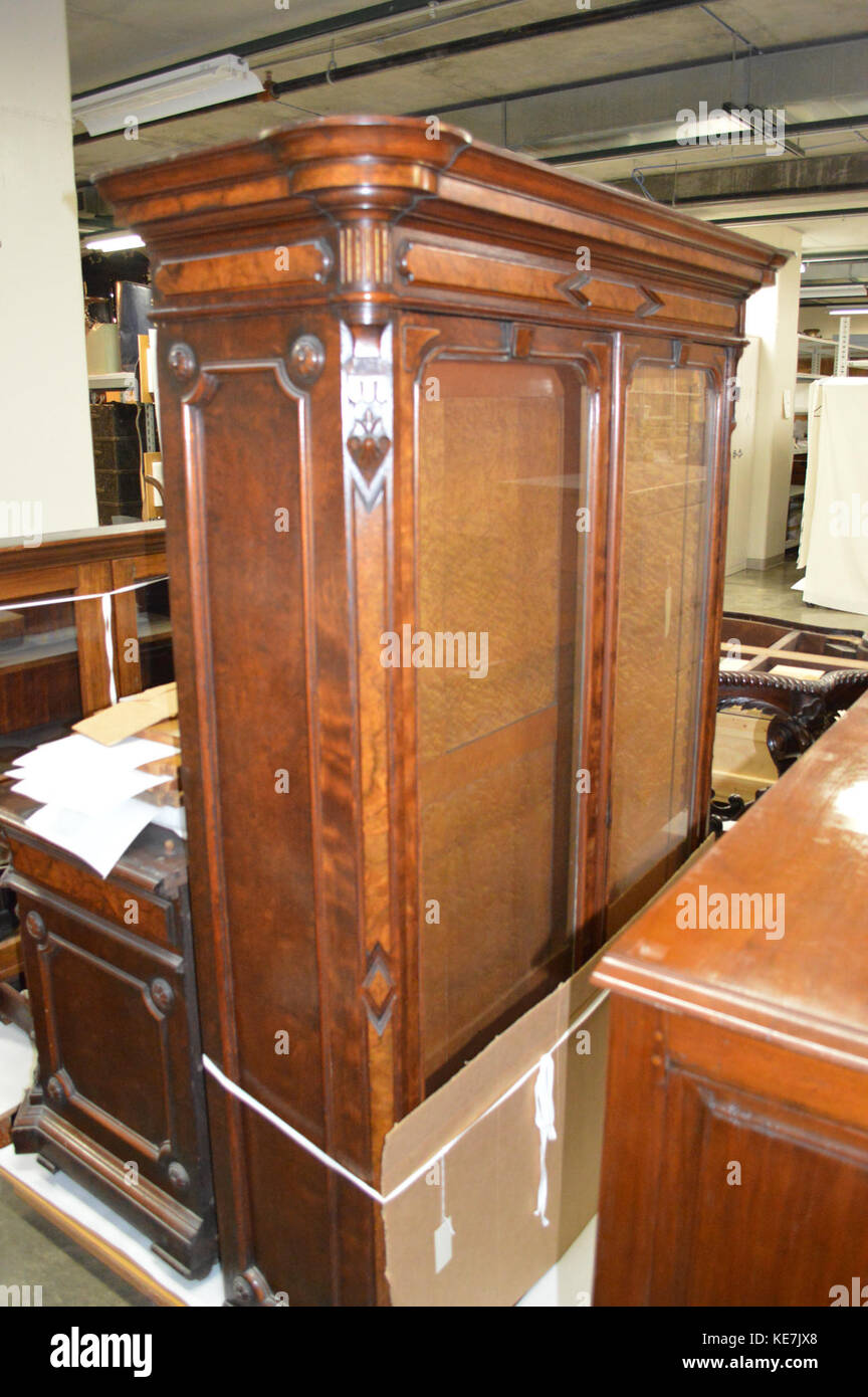 Libreria di noce Foto Stock