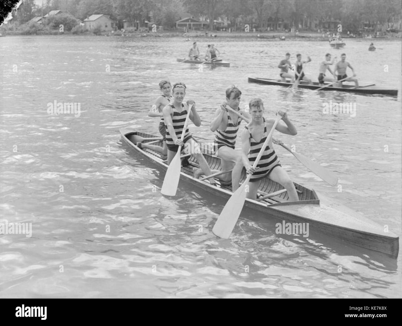 Regata. A Chateauguay BAnQ P48S1P03067 Foto Stock
