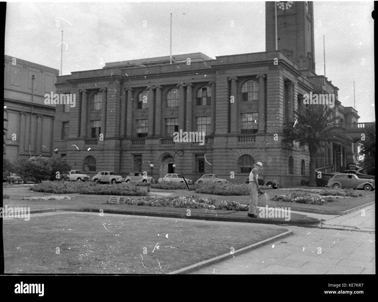 Un riferimento al Parco Civico, potenzialmente correlato a un luogo o evento specifico, con particolare attenzione agli sviluppi della comunità e del parco o all'impegno civico. Foto Stock
