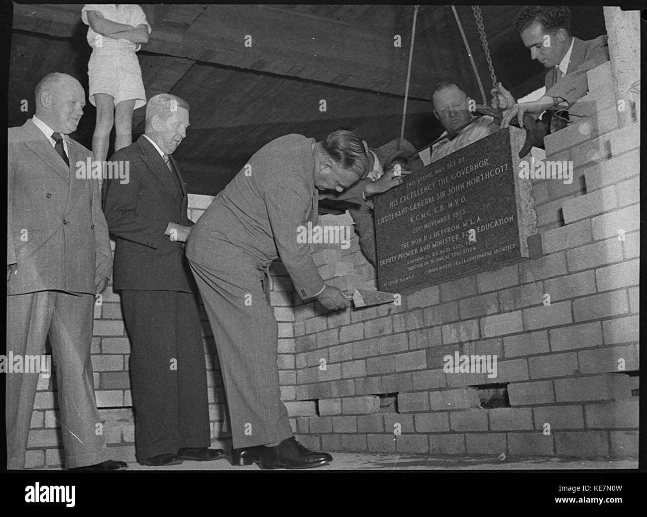 32522 Governatore del NSW LieutenantGeneral Sir John Northcott a Cessnock Foto Stock