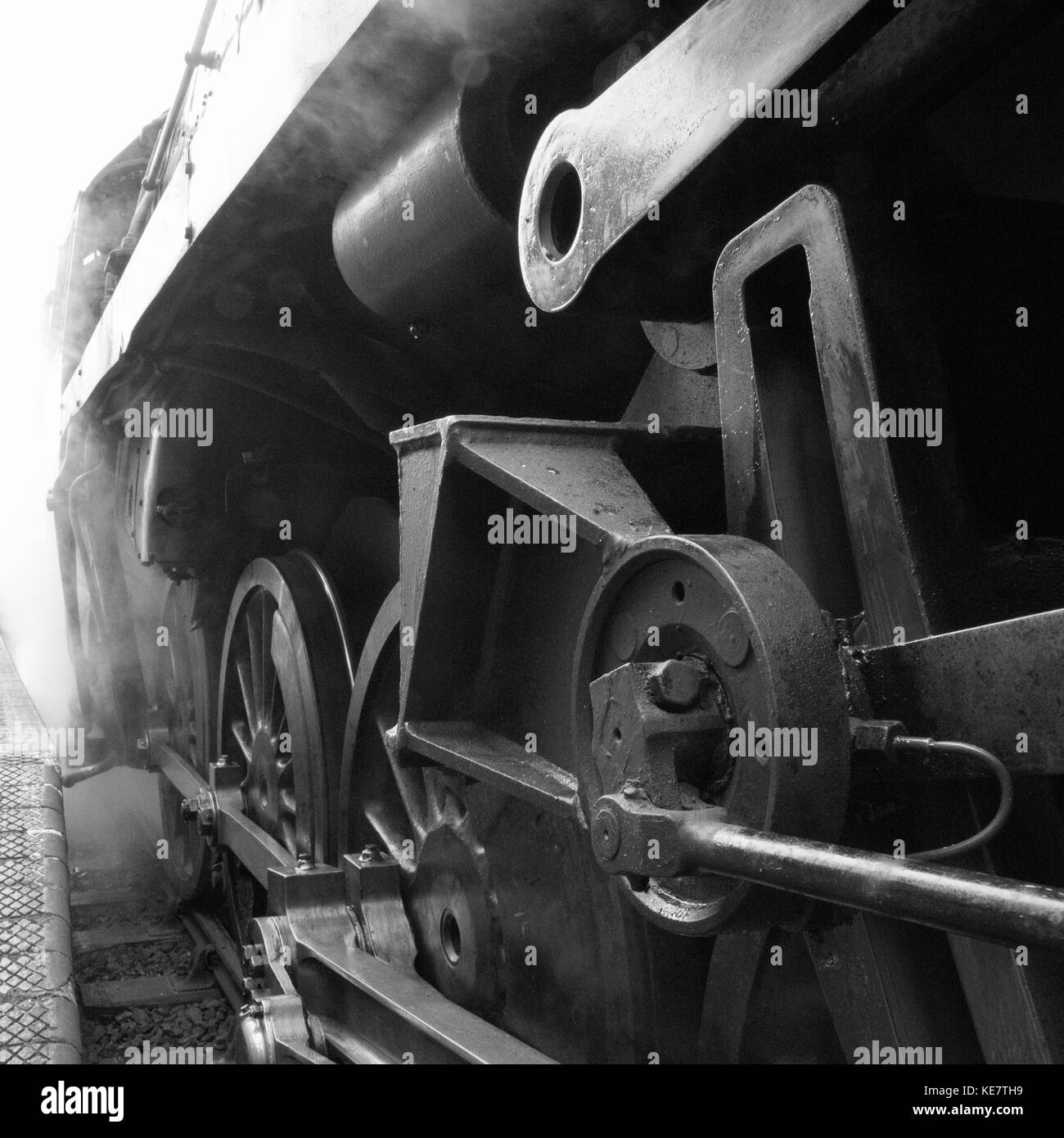 Treno a vapore sherringham Foto Stock