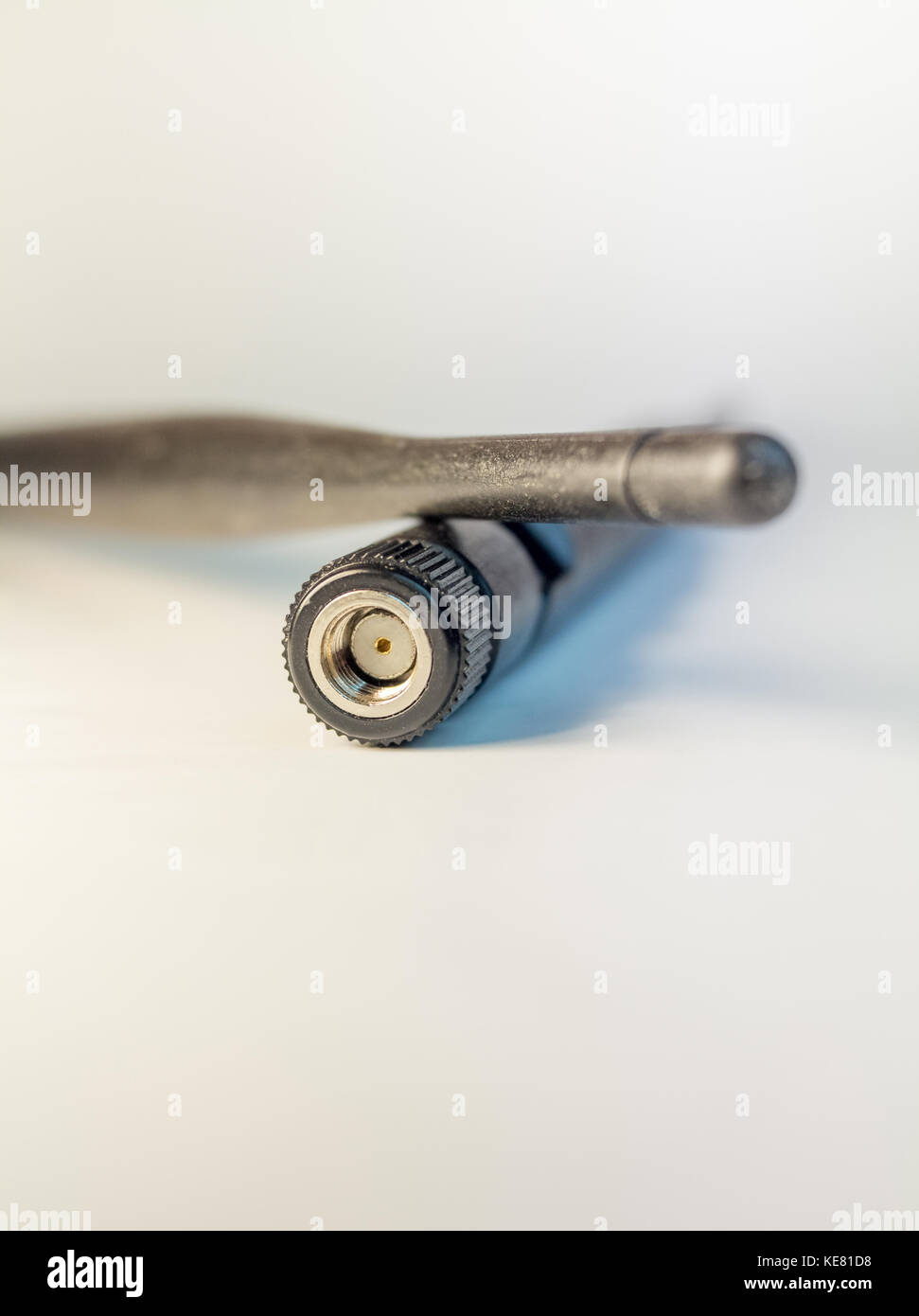 Antenna wireless per il modem e accesso internet wifi stick, RP-SMA Foto Stock