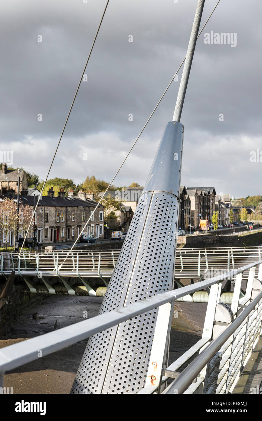 Lune Millennium Bridge, Lancaster Foto Stock