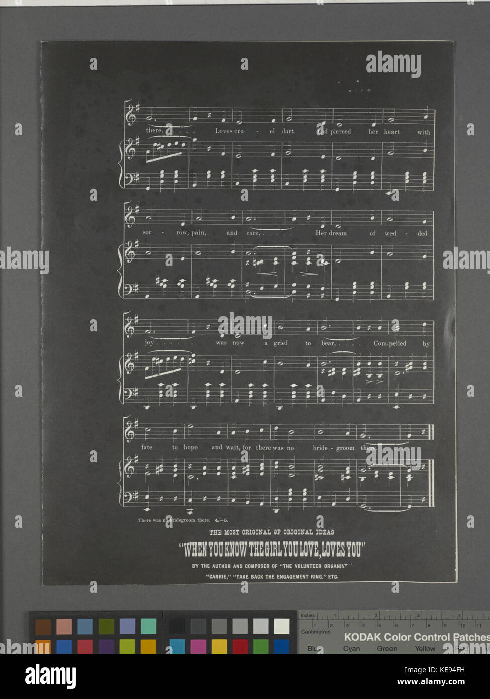 Non vi era alcun sposo vi (NYPL ADE 463957 1697286) Foto Stock