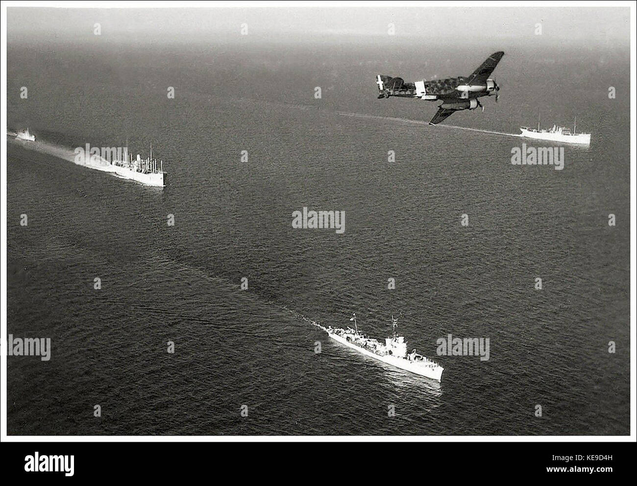 Savoia Marchetti SM.79 in azione Foto Stock