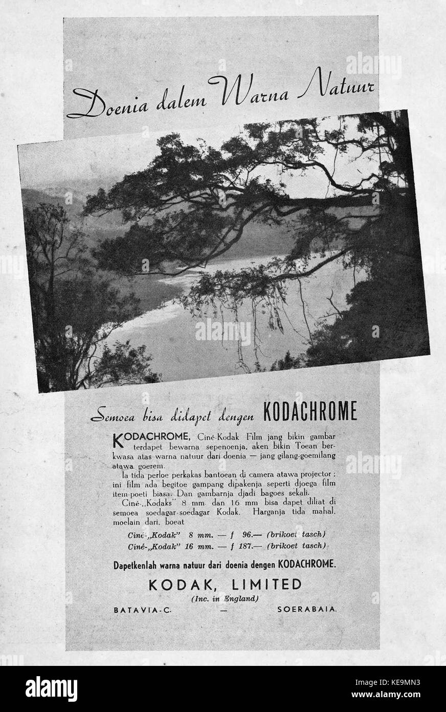 Annuncio Kodachrome, Star Magazine 2.20 (agosto 1940), p33 Foto Stock