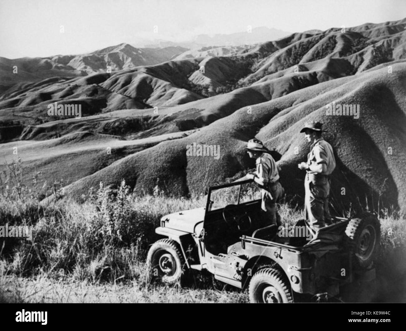 Descrizione o immagine della zona di Wau Mubo, che evidenzia il suo tipico paesaggio rurale, le caratteristiche comuni e le caratteristiche geografiche della regione. Foto Stock