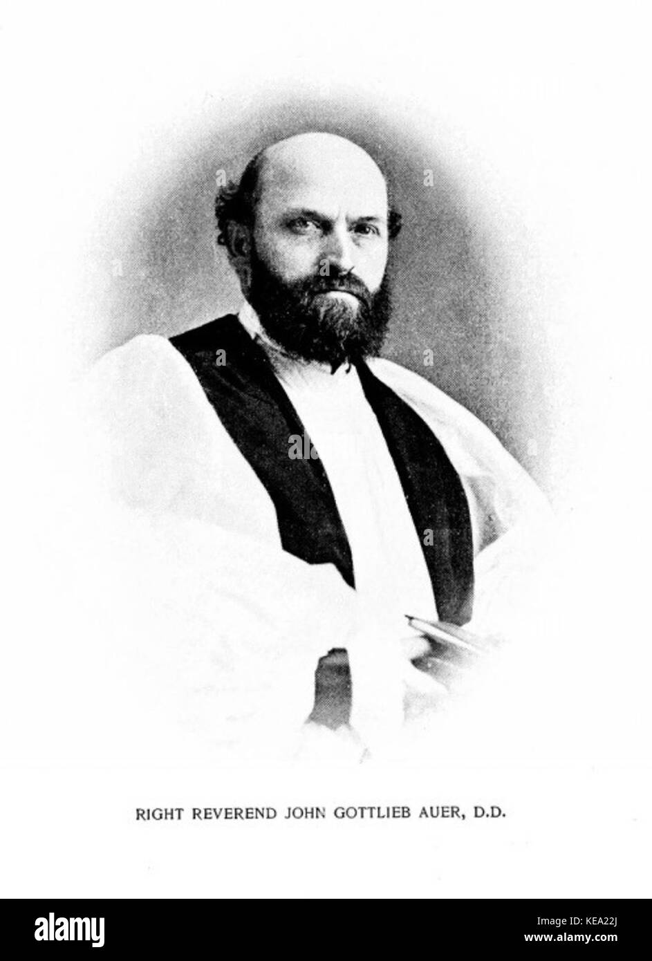 Il Rt. Il rev. John Gottlieb Auer Foto Stock