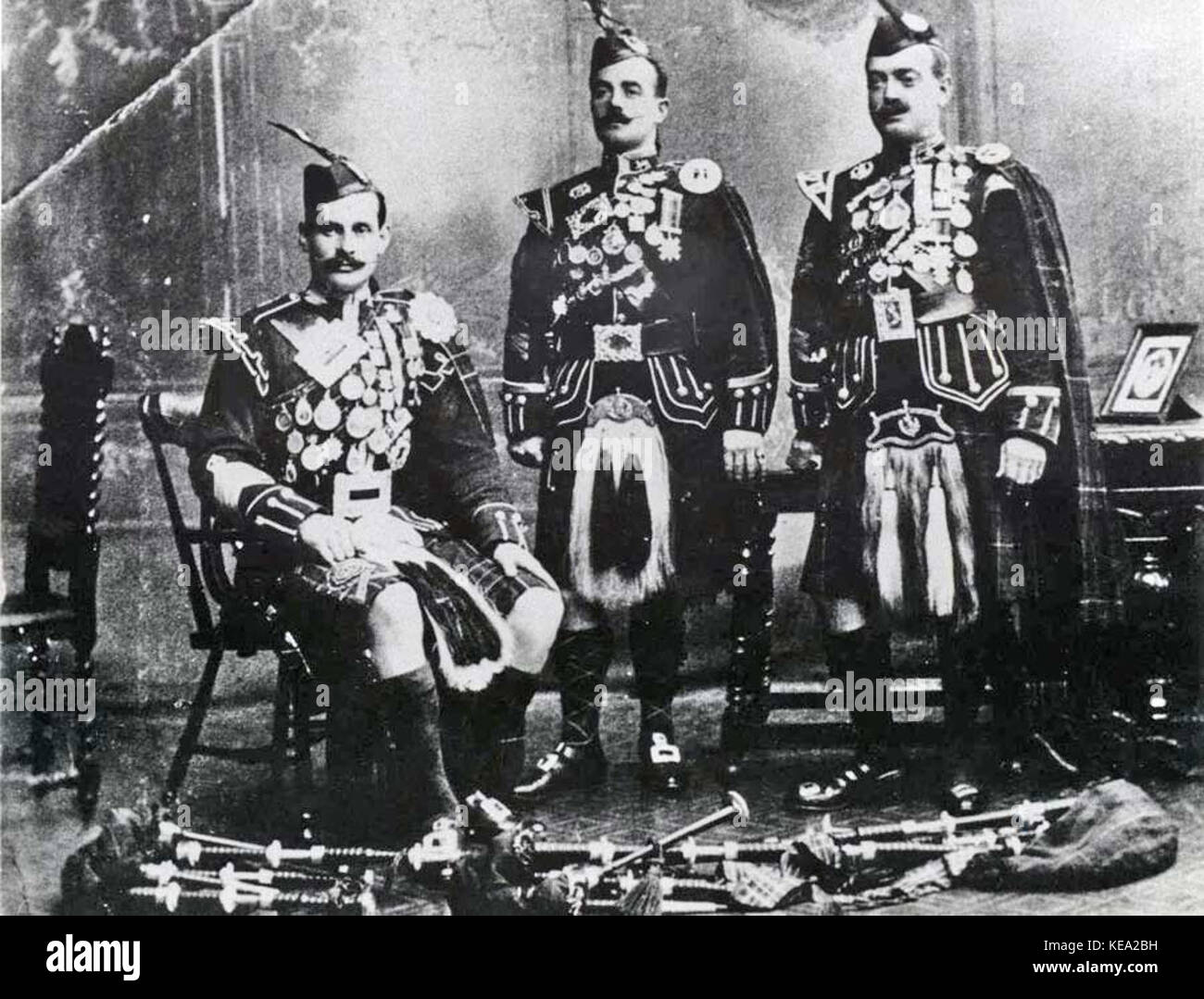 Willie Ross, G. S. McLennan, John MacDonald Foto Stock