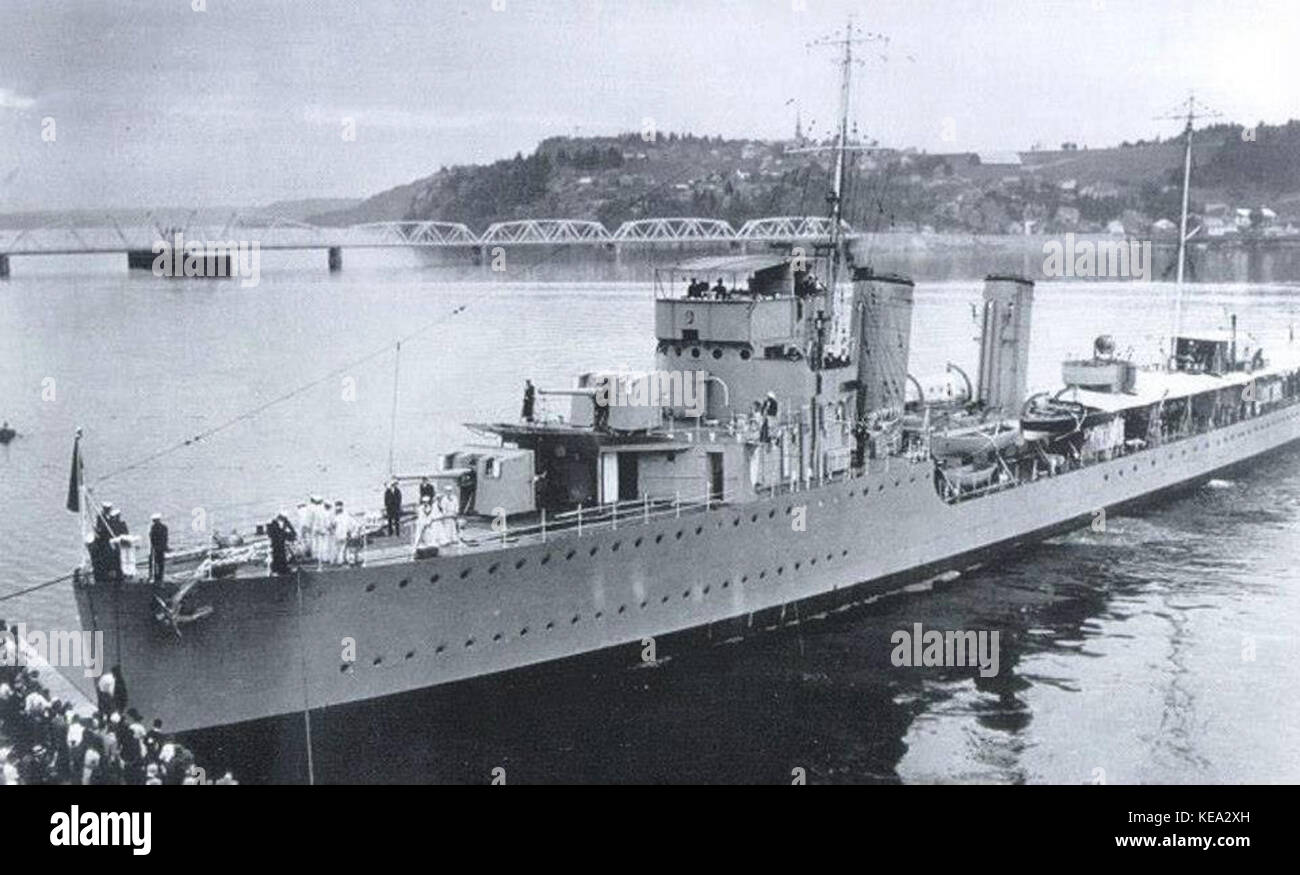 Le NCSM Saguenay K156 en visite a Chicoutimi Foto Stock