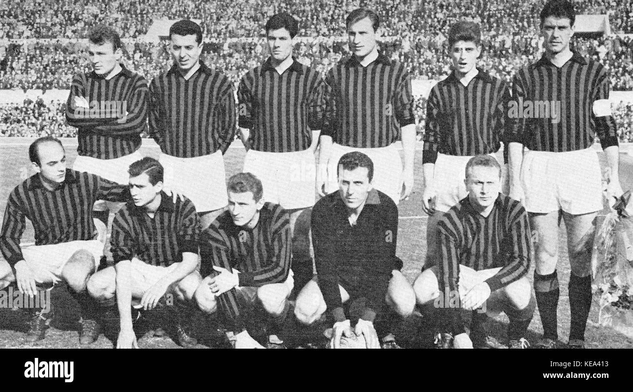 Associazione Calcio Milan 1961 62 Foto Stock
