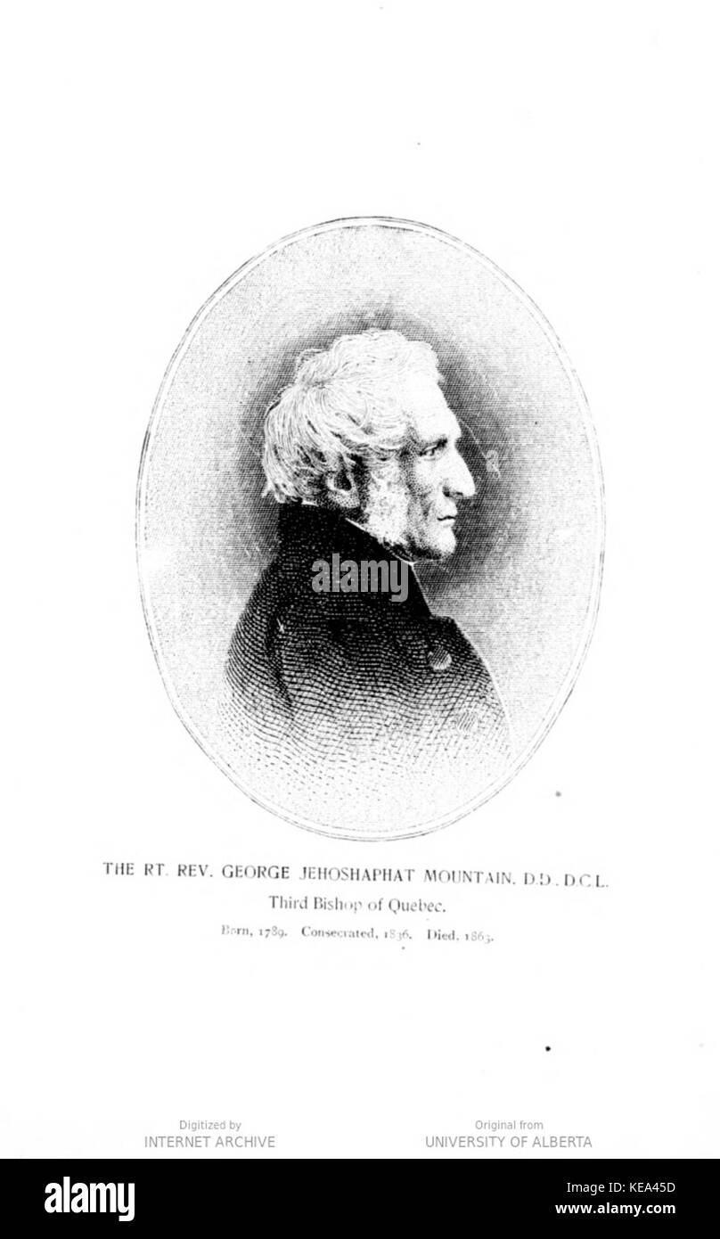 Il Rt. Il rev. George Jehosephat Mountain Foto Stock