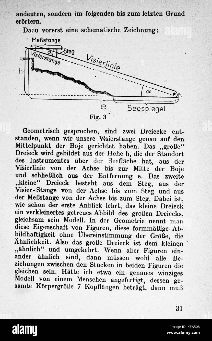 Vom Punkt zur Vierten Dimension Seite 031 Foto Stock