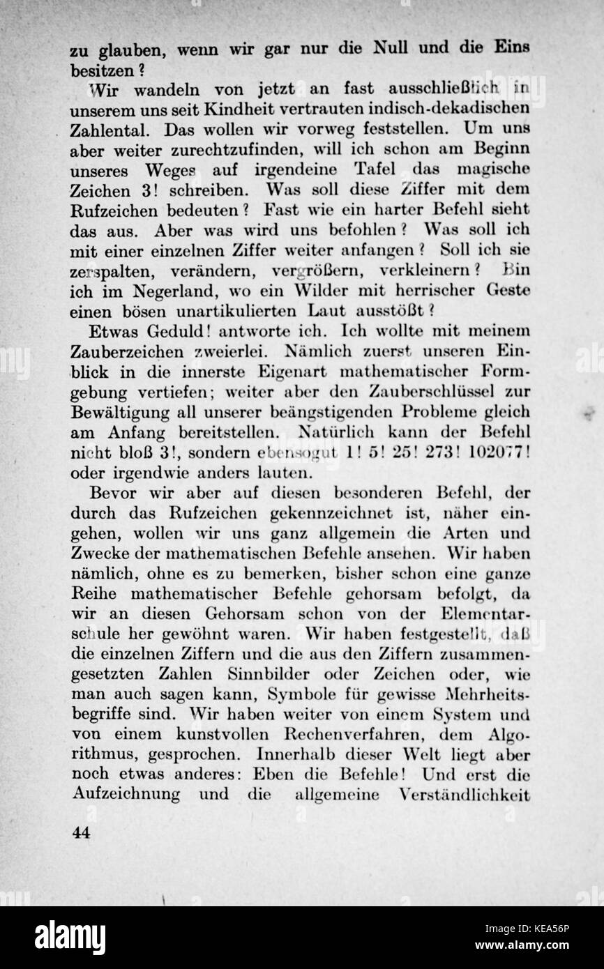 Vom Einmaleins zum solidale Seite 044 Foto Stock