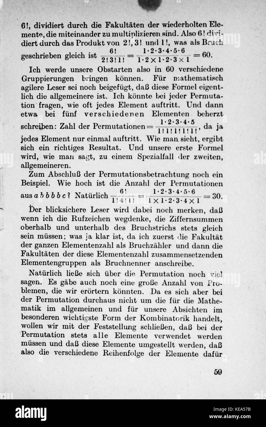 Vom Einmaleins zum solidale Seite 059 Foto Stock