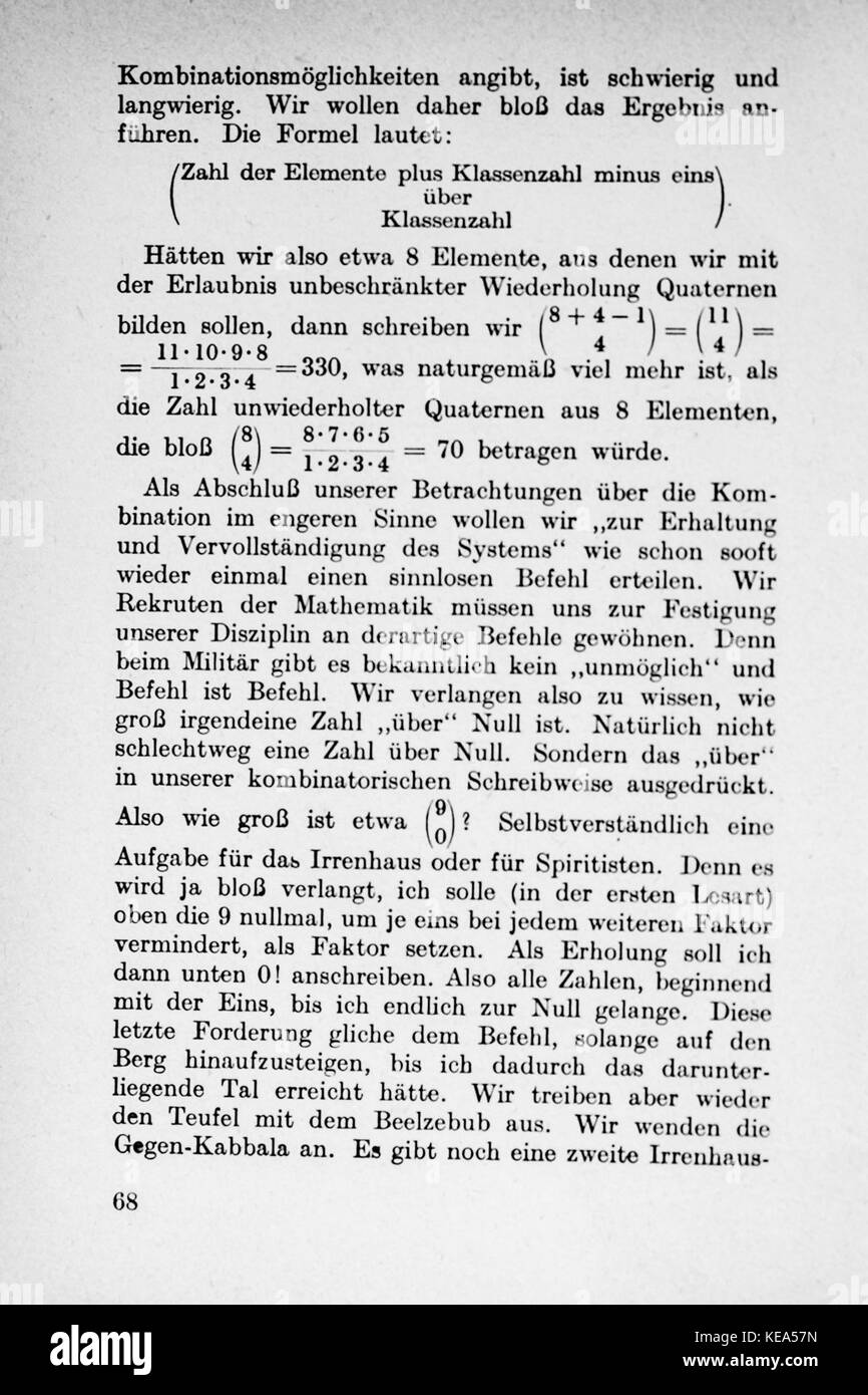 Vom Einmaleins zum solidale Seite 068 Foto Stock