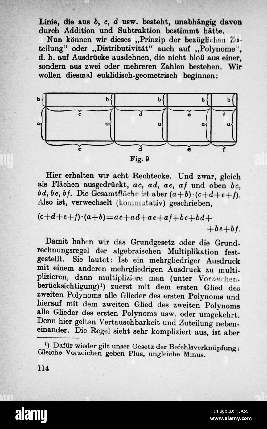 Vom Einmaleins zum solidale Seite 114 Foto Stock