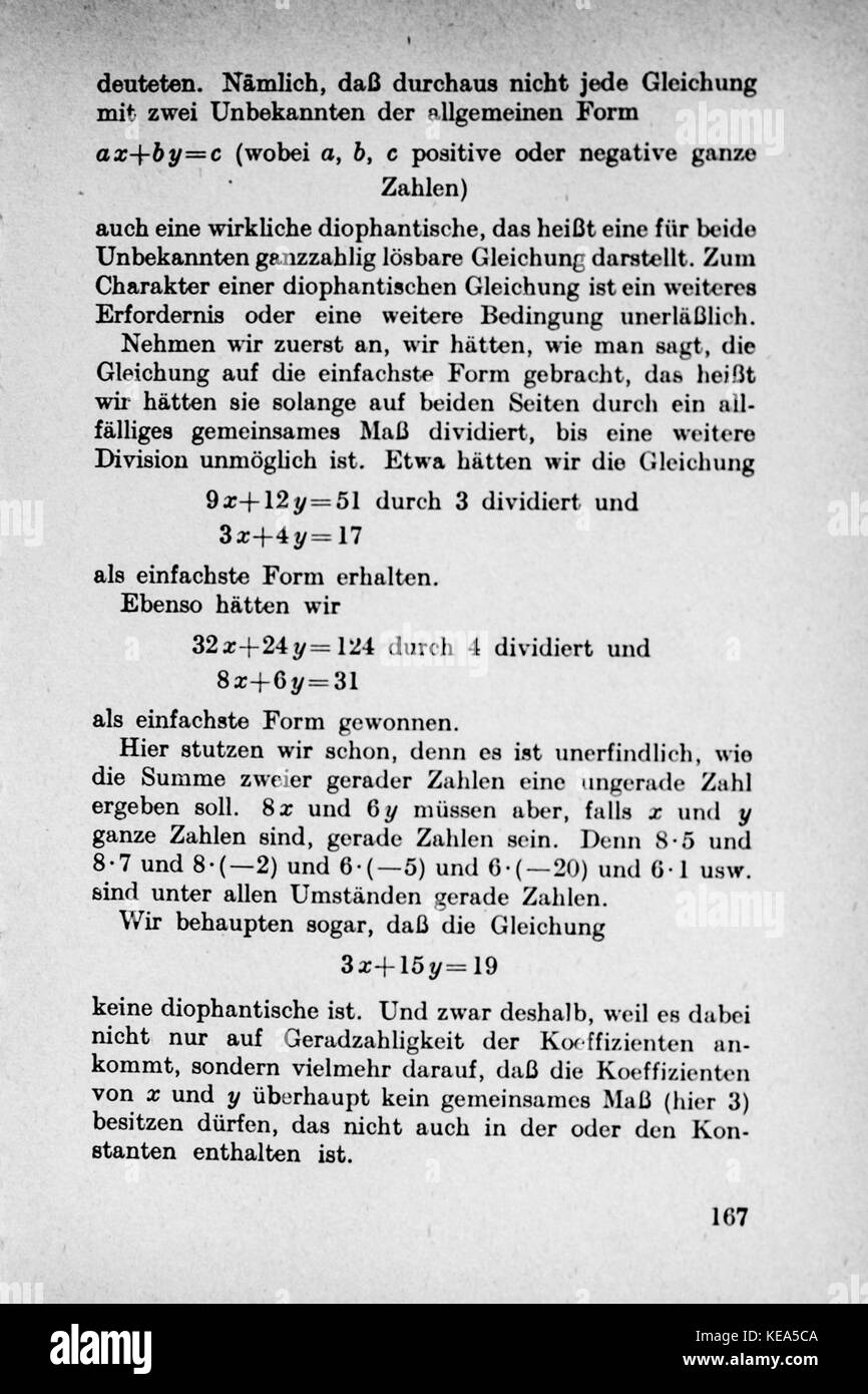 Vom Einmaleins zum solidale Seite 167 Foto Stock